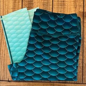 Fin Fun Mermaid Leggings size Large
